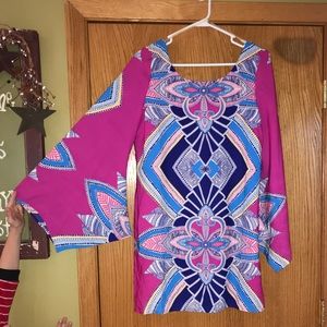 Boutique Pink Owl shift dress